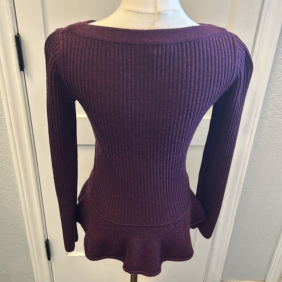Tory Burch Peplum Sweater - Picture 4 of 11